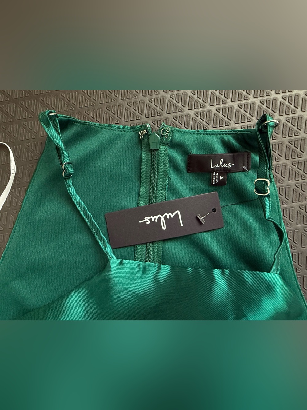 NWT Lulus Broadway Show Emerald Green High-Low Gown - Size M - Picture 5 of 7